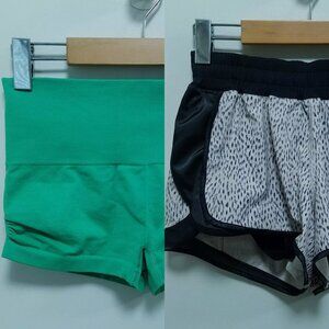 2 Lululemon In The Flow Super Squad Short Dottie Dash Shorts Size 6 Small Bundle